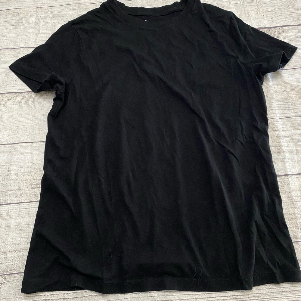 A New Day Womens Short Sleeve T-Shirt  - Black - Size L